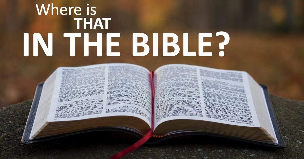 35 Things Most Protestants Believe About The Bible Not Found In The ...